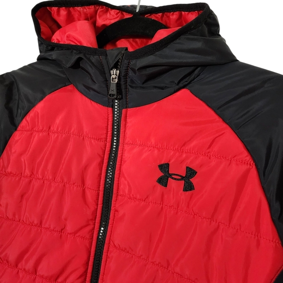 Under Armour Cold Gear Loose‎ Fitting Puffer Jacket Size Youth Large - Picture 1 of 5